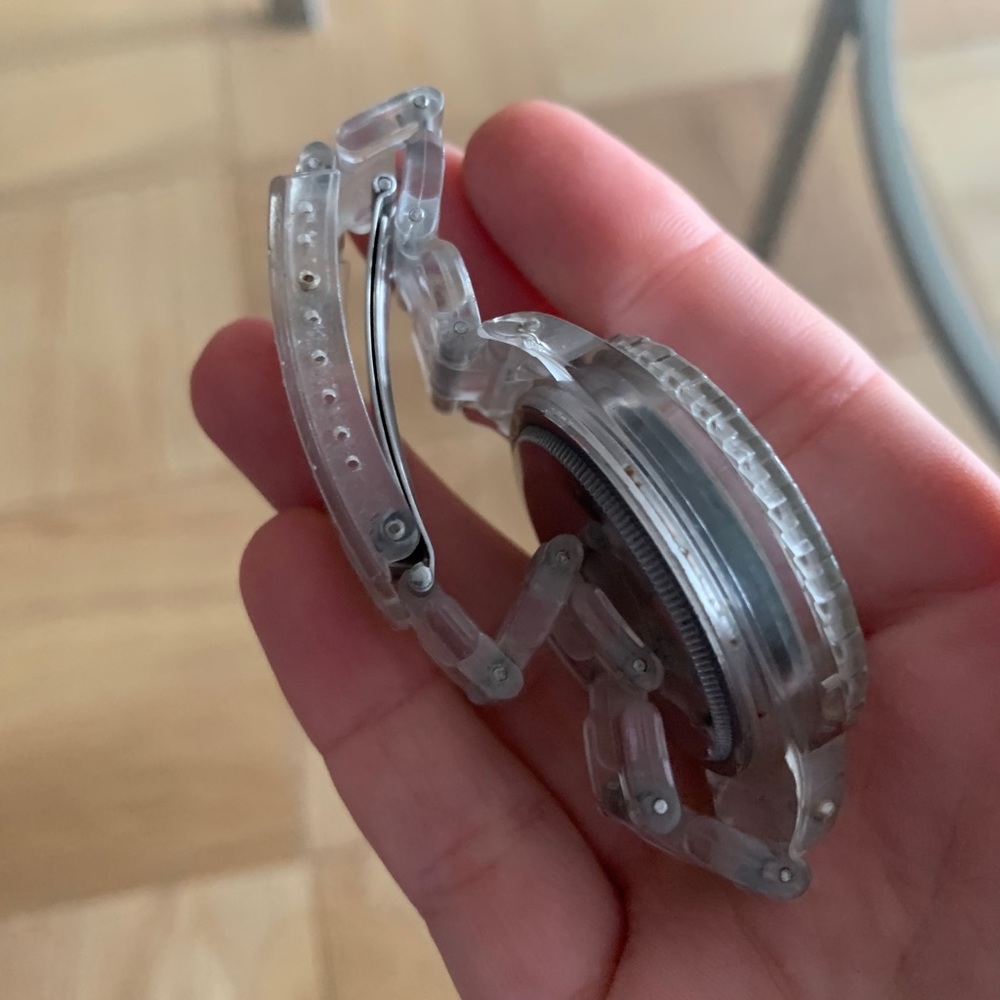 Toywatch Plasteramic Watch Clear Waterresistant W… - image 4